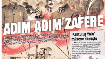 O gazete Millî mücadeleyle özdeşleşmiş isimler arasında son padişah Vahdettin ve sadrazam Damat Ferit’i de görsele taşıdı