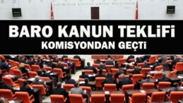 Çoklu baro yasa tasarısı gece 03.20 de komisyonda geçti