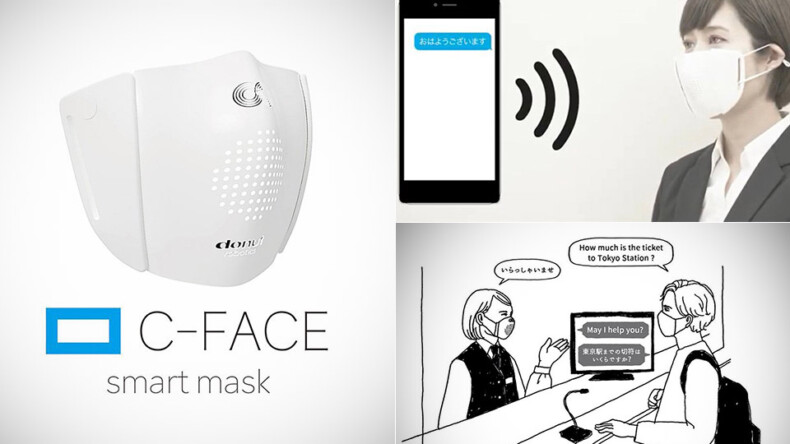 Sekiz dili konuşabilen ve sosyal mesafe uyarısı yapan ‘Akıllı Maske’ üretildi!