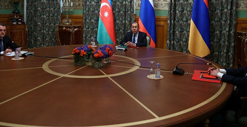 Rusya Dışişleri Bakanı Sergey Lavrov, Dağlık Karabağ konulu görüşmeye aracılık etti