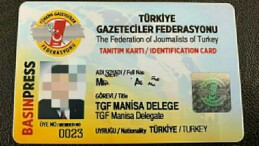 Sabıkalı Sendikacıya TGF’den Basın Tanıtım Kartı verildi