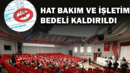 MASKİ’nin aralık ayı su faturalarında Hat Bakım ve İşletim Ücreti yer almıyor