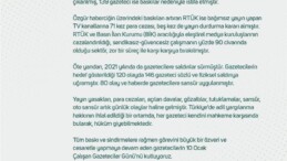 Gelecek Partisi’ nden Çalışan Gazeteciler Günü Kutlaması