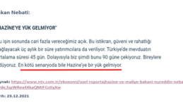 Öztrak: ‘Hazine’ye ilk aşamada binen doğrudan yük 10,4 milyar TL.’