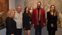 İranlı ressam soyut galeri Çankaya’da kişisel sergi düzenledi