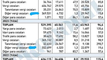 Bütçe Gelirlerinde Trafik Cezasındaki Artış Dikkat Çekici!