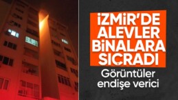 İzmir’de orman yangını kabusu: Alevler binaları sardı