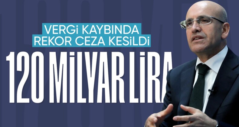 Vergi kaybı için kesilen cezada 120 milyar lira ile rekor kırıldı